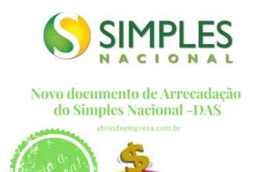Novo modelo do documento de arrecadação do Simples Nacional (DAS)